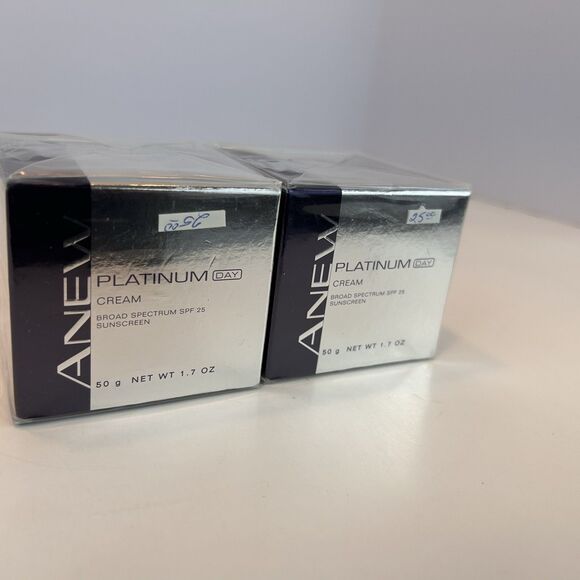 2 NEW Avon Anew Platinum SPF 25 Day Lifting Cream - 1.7oz (Lot of Two) - Picture 5 of 5